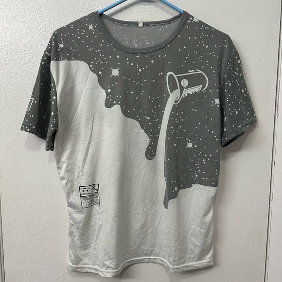 X&F Other - ‼️Gray and White Paint Spill Shirt